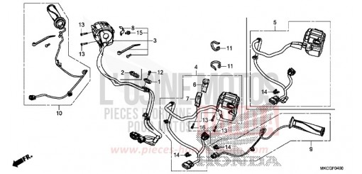 CONTACTEUR DE POIGNEE GL1800BDL de 2020
